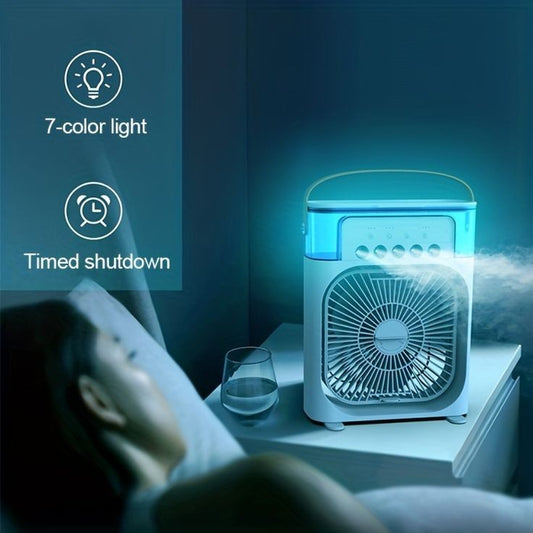 Portable Fan Air Conditioners USB Electric 3 In 1 Air Humidifie For Home